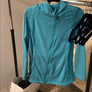 Columbia light blue fall sweatshirt
